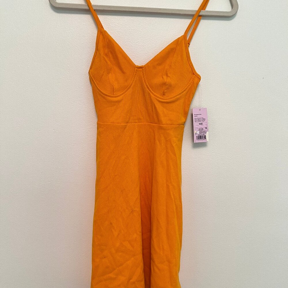 Yellow summer dress size XXS NWT